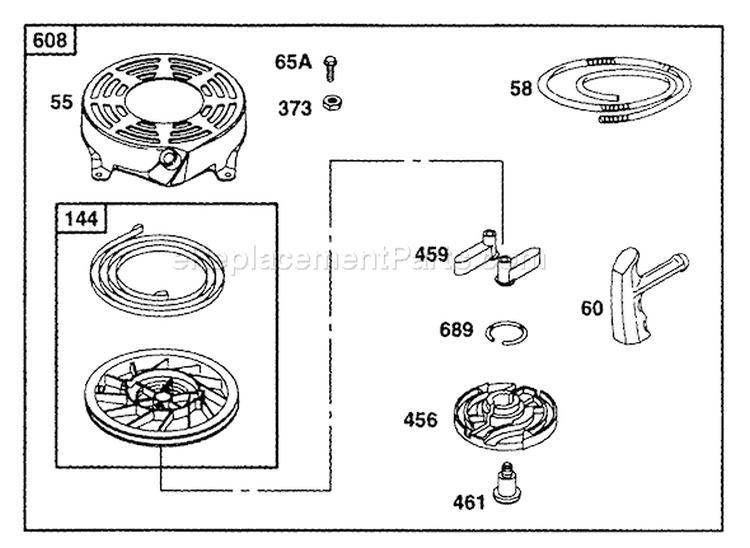 Page G Diagram and Parts List for 1050-0  Briggs and Stratton Pressure Washer